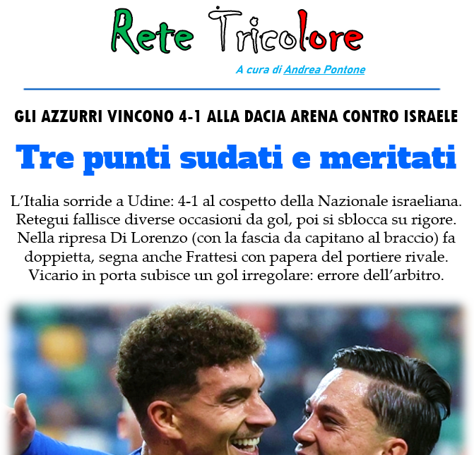 spezzone-prima-pagina-rete-tricolore-italia-4-1-israele-nations-league-2024